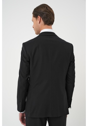 Comfort Fit Mono Yaka Torba Cep Casual Lacivert Ceket C 707 Lacivert