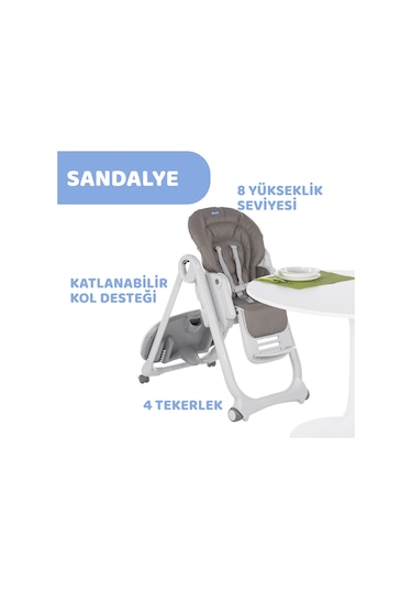 Chicco Polly Magıc Mama Sandalyesı L.brown-pr 07087162400000