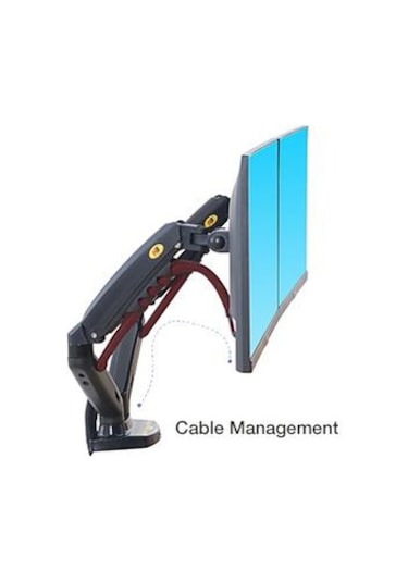 North Bayou Nb F160 Amortisörlü Çiftli 17 27'' Monitör Tutucu