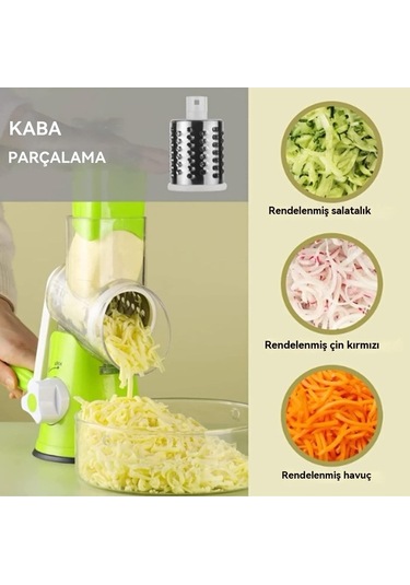 Createtech Peynir Rendesi, Yeşil Zenginliği, Model Xyz Renkli