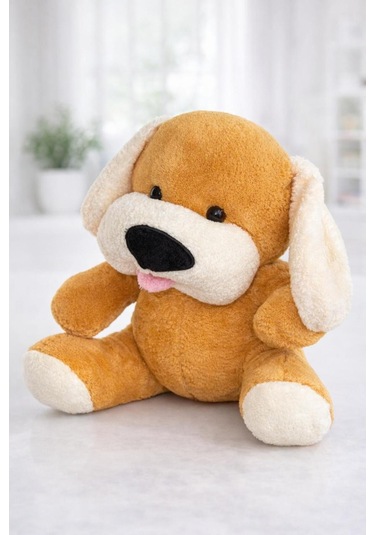 Sevimli Peluş Oyuncak Köpek Kahverengi