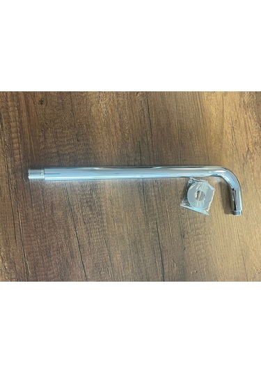 Yapıtaşı Yt296 Ankastre Duvardan Tepe Duş Başlığı Borusu Oval40cm Krom