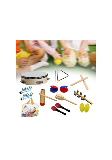 Suntek 10 Adet Montessori Perküsyon Müzik Aletleri El Göz