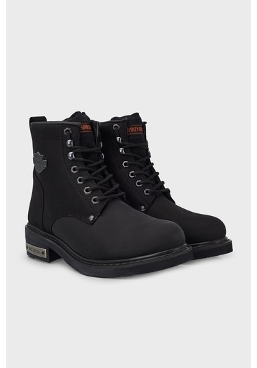 Harley Davidson Erkek Bot 025M100109 Siyah Nubuk
