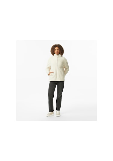 Nautica Kadın Krem Oversize Sweatshirt Düz 57k615t Krem