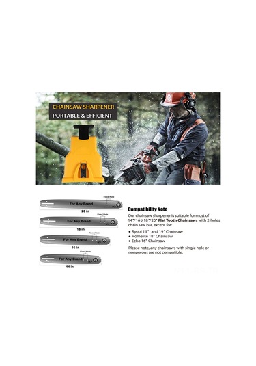 Reedark Zincir Testere İçin Hızlı Keskinleştirme Aracı - Elektrikli Alet Aksesuarı, Çok Yönlü磨链器, Dayanıklı İnşa, Küresel Pazarlık 283g Balon Poşeti