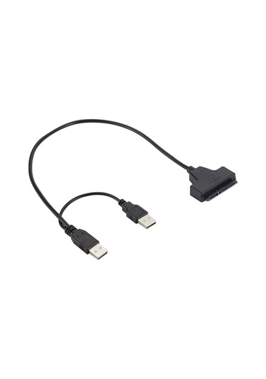22pin-usb 2,5 İnç Sata Sabit Disk Veri Kablosu Usb2.0-sata 7+15 Adaptör Kablosu