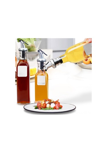Ranyeek Mutfak Yağ/şoya Damlaticı, Basma Kontrollü, Cam Şişelere Takılabilir, Dayanıklı Abs Malzeme, Mutfak Aksesuarı Diğer