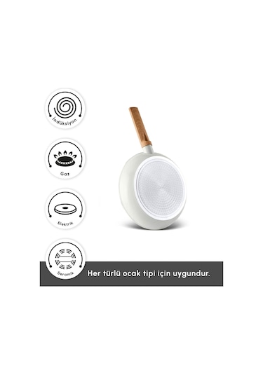 Karaca x Refika Swiss Crystal Almond Cream 18 Cm Tava Ind