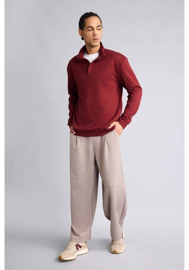 Defacto Barrel Fıt Skuba Dalgıç Kumaş Jogger G6316ax25wnbg250 Bej-bg250
