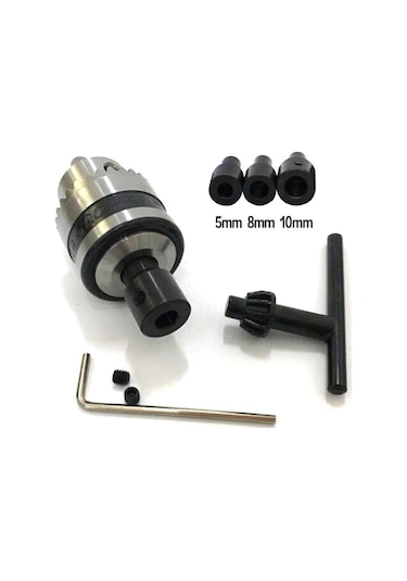 Motor için 3 Çeşit Kaplinli Metal Mandren 5 MM 8 MM 10 MM Motor Mili