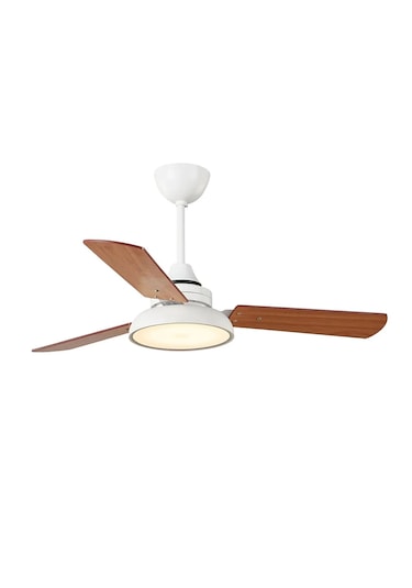 Snowy 3 Kanatlı Led Mat Beyaz 107 CM Kumandalı Tavan Vantilatörü