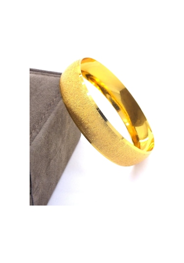 Ferizz Altın Kaplama Melisa Model 1.5 Cm Bilezik Blz-3025 Altın