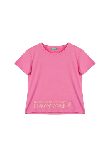 United Colors Of Benetton Kız Çocuk Tshirt Bnt-g21286 001