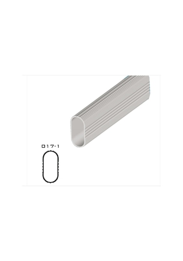 Doğanmobilyahirdavat Özel Kesim Elbise Askılık Borusu Gardrop Askı Borosu 2 Adet Flanş