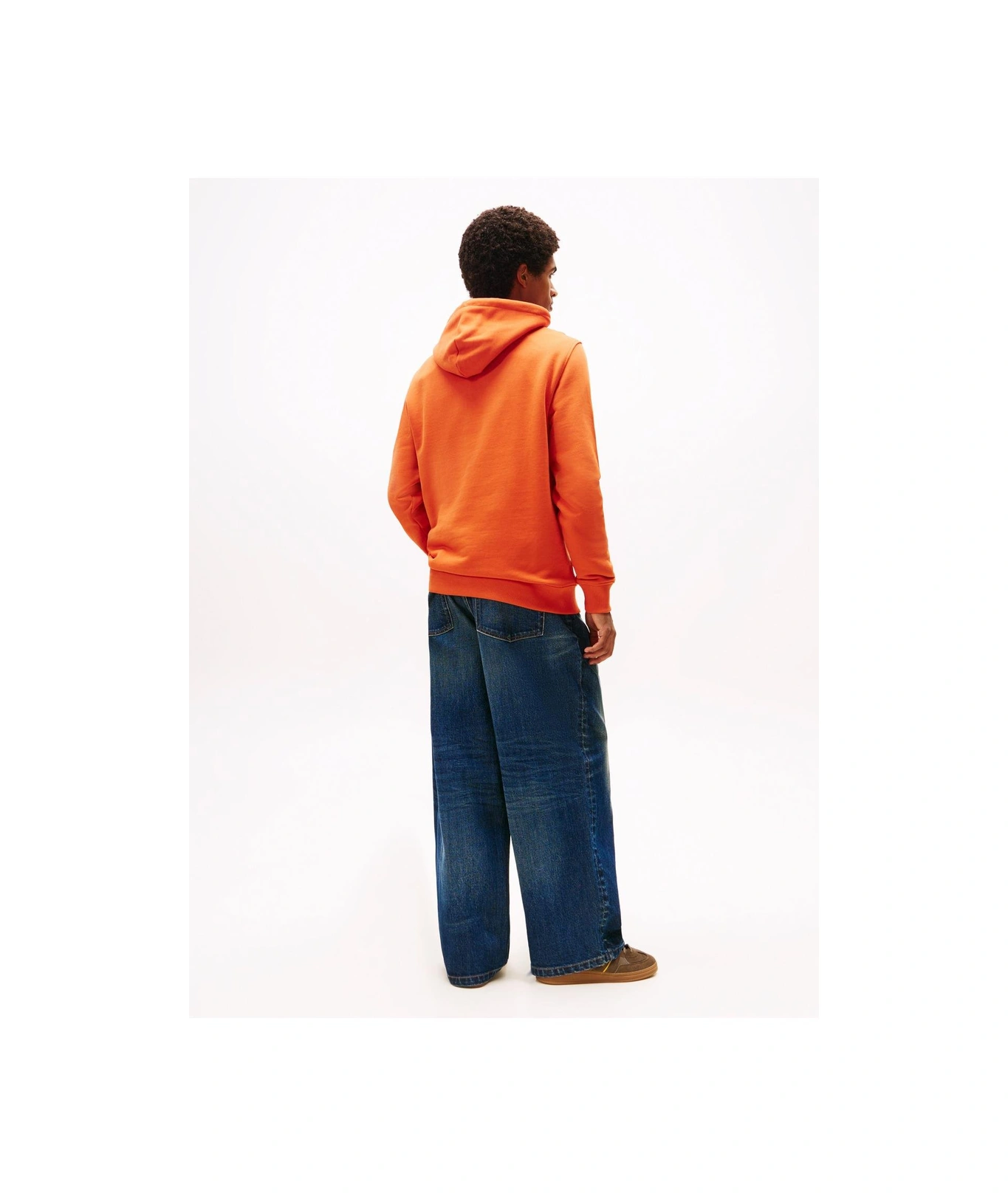 Tjm Reg Badge Turuncu Erkek Hoodie Ext-10148 Turuncu