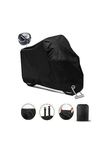 Hero Xpulse 200t Siyah Kilit Uyumlu Motor Brandası Ultra Kalın Motosiklet Brandası