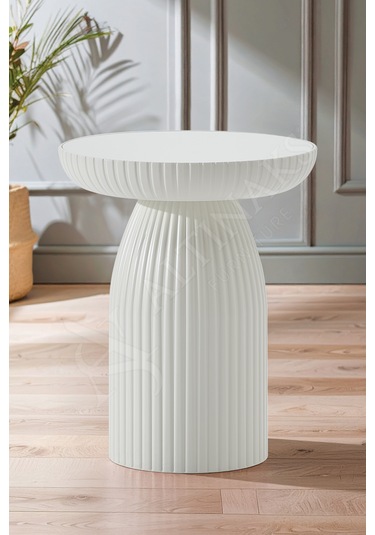 Diamond, Bohem Sehpa,tekli Sehpa,yan Sehpa,zigon Sehpa - Aytaşı & Aytaşı Renkli Tabla Aytaşı Renk Gövde & Aytaşı Renk Tabla