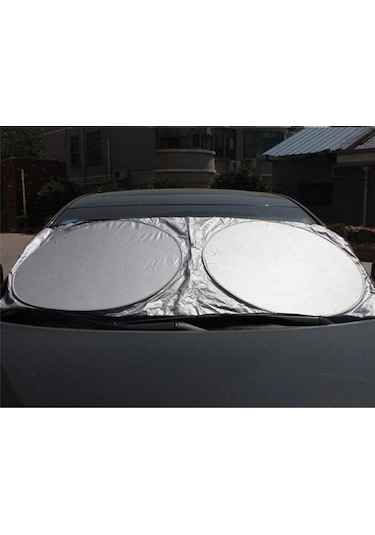 Lemestar Araba Güneşlik Seti - 6 Parça Gümüş Kaplamalı Ön Arka Cam Koruma Diğer