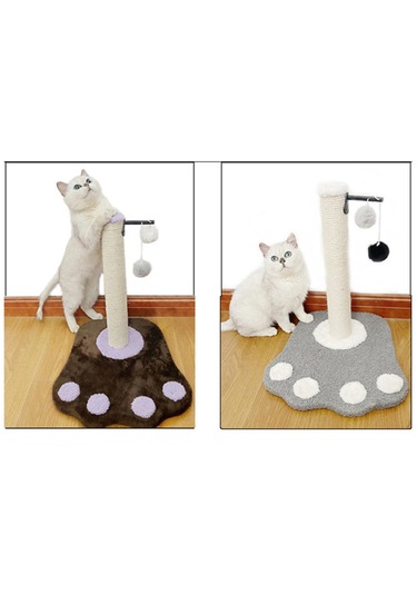 Suntek Kedi Tırmalama Direği Tırmalayıcı Sisal Eziyet Yeşil