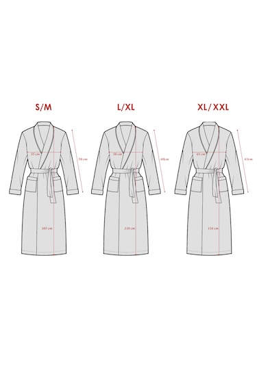 Eumenia Velox Kapüşonlu %100 Pamuk Unisex Bornoz - Antrasit Antrasit