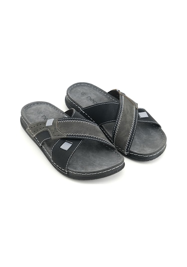 Gezer Yazlık Erkek Suni Deri Neosoft Rahat Taban Günlük Terlik Gt1yme.13015.07.010.0c Siyah