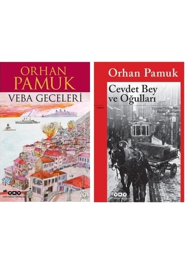 Orhan Pamuk 2 Kitap Set - Veba Geceleri - Cevdet Bey Ve Oğulları