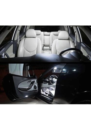 Flybuy Araba Led Iç Ükk Canbus Audi A3 8p 8l A4 B5 B6 B7 B8 A5 8t A6 C5 C6 C7 A8 D2 D3 6000k Beyaz A6 S6 Rs6 C7-11pcs 1 Adet 1 Adet