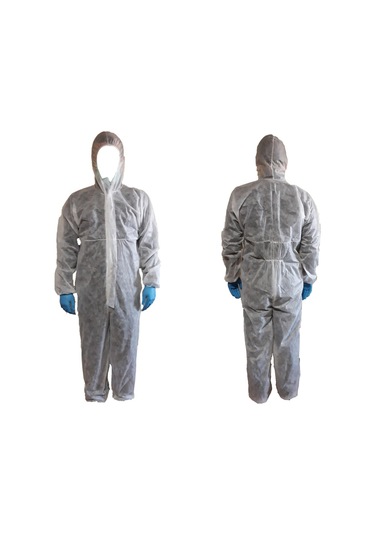 Cengizgrup Tek Kullanımlık Fermuarlı Tela Koruyucu Tulum 30 G Beyaz 2XL 10'lu