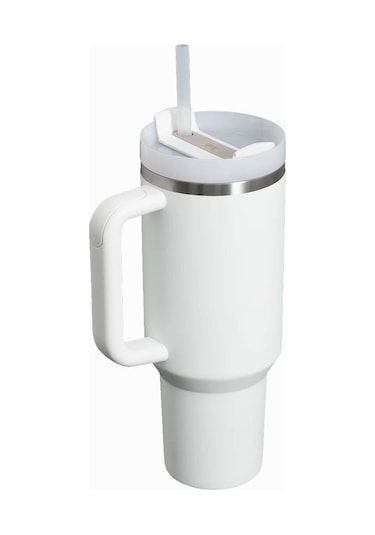 Stanley Quencher Pipetli Termos Bardak 1.18 Lt Stanley0513 Buz Beyaz