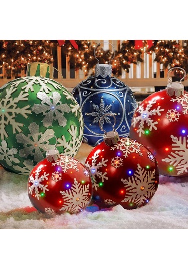 Ruicoo Yılbaşı Şişme Top: Çocuklar İçin Eğlenceli Ve Taşınabilir Hediye Çok Renkli