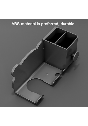 Saç Kurutma Makinesi Duvara Monte Tutucu Banyo Rafı Depolama Rafı İçin, Stil: Siyahı Yükselt Siyah