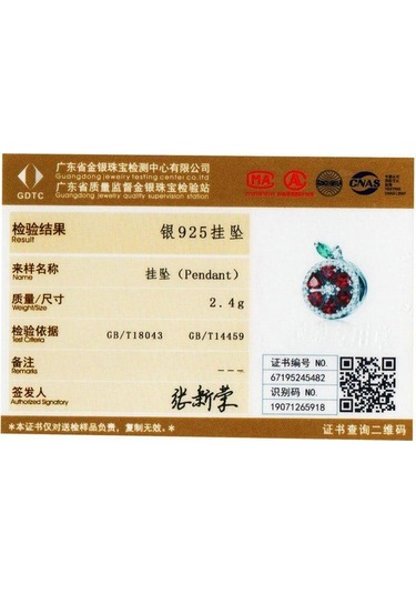 Novahub Doğal 925 Ayar Gümüş Kırmızı Greyfurt Charm Fit Boncuk Bilezik Kolye, Wostu Orijinal Tasarım Gümüş