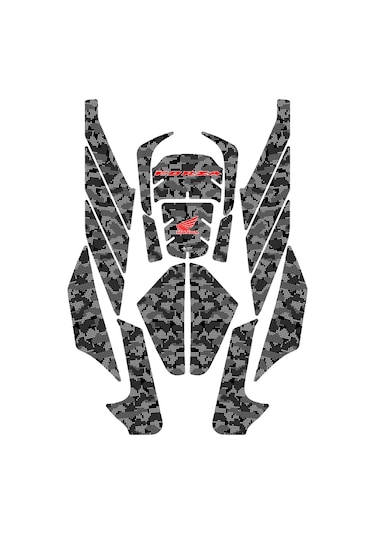 Grippatch - Honda Forza 250 2025 Uyumlu Tank Pad Seti -gc20-r3