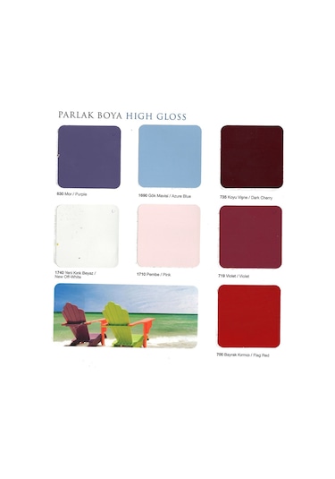 Polisan Primera Sentetik Parlak Yağlı Boya 0,75 Lt Tüm Renkler 0.75 Litre-Cam Göbeği-500