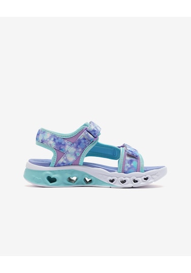 Skechers Flutter Hearts Sandal-blurry Love Büyük Kız Çocuk Lavanta Işıklı Sandalet 303110l Lvaq Mor