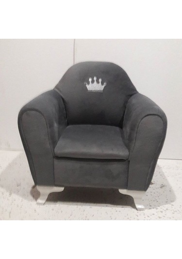 İsimli Kişiye Özel Çocuk Koltuğu 1-6 Yaş - Koyu Gri