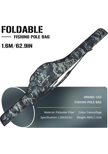 Pazly Katlanabilir Nylon Olta Çantası - Seyahat İçin Hafif & Pratik Taşıma, 3 Boyutlu Seçenek