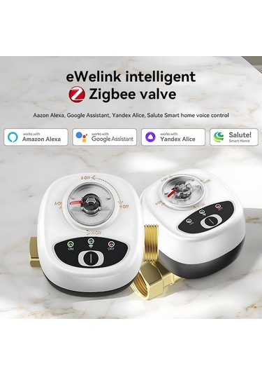Tongxida Ewelink Zigbee Su Vanası Otomatik Anahtar Akıllı Küresel Vana Ip65 Kablosuz Uzaktan App Kontrolü - Renkli Zigbee