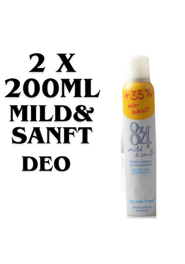 8x4 Mıld & Sanft Kadın Deodorant 2 X 200 Ml