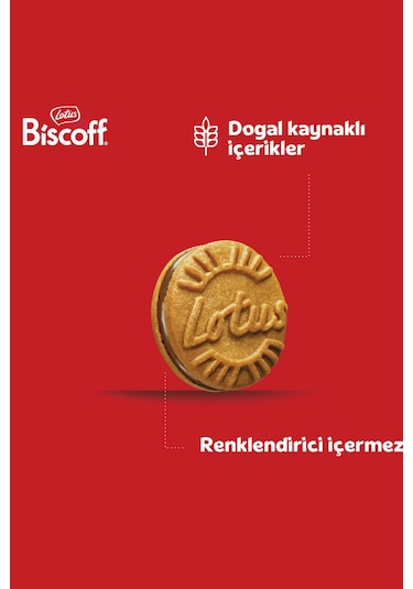 Lotus Biscoff Sandwich Çikolata Kremalı Bisküvi 4 x 150 G