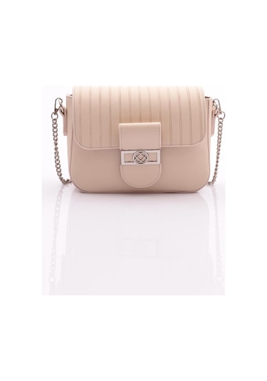 Dgn 3009-2168 Kadin Zincirli Omuz Askili Çanta 3009-2168-R0152 Bej