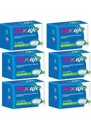 Flexilife Altı Bezi Serme Yatak Koruyucu Örtü 60X90 Cm 30 L