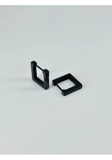 Mepa Siyah Çelik Erkek Küpe Çap 9 Mm Kalınlık 3 Mm - Ekp0024 Najmaddin Altın