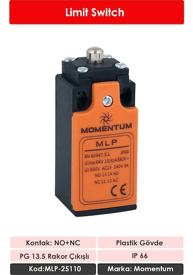 Momentum Limit Switch Dikey Pim Kısa MLP-25110