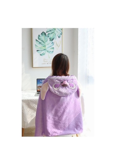 Flybuy Yeni Unisex Siesta Sıcak Sevimli Şal Yumuşak Öğrenci Ofis Kış Karikatür Kalın Hqgoodstore Battaniye Wj Diğer