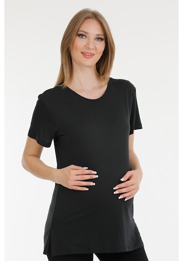 Parlingerie Hamile Tshırt Siyah