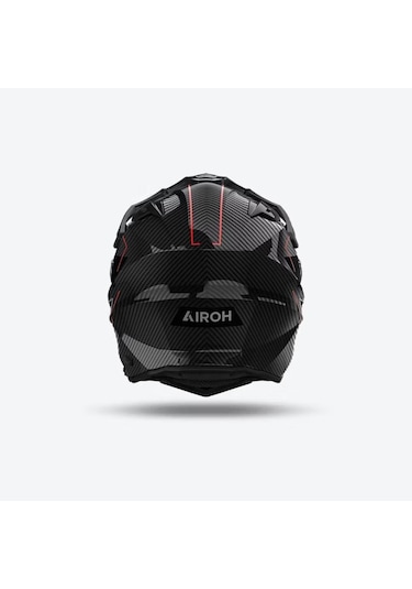 Airoh Commander 2 Carbon Stylish Motosiklet Kaskı Carbon - Kırmızı
