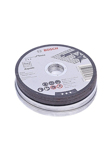 Bosch Standard For Inox Rapido 115x1.0mm 10'lu Aşındırıcı Disk - 2608603254