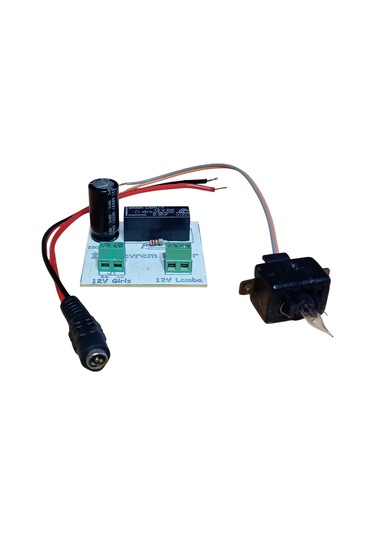 İlk Devrem Adaptörlü Soketli Lambalı Flaşör Devresi - Monteli Beyaz